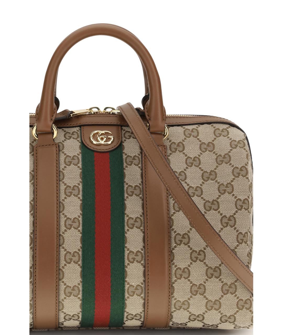 GUCCI Бежевая сумка тоут, фото 4