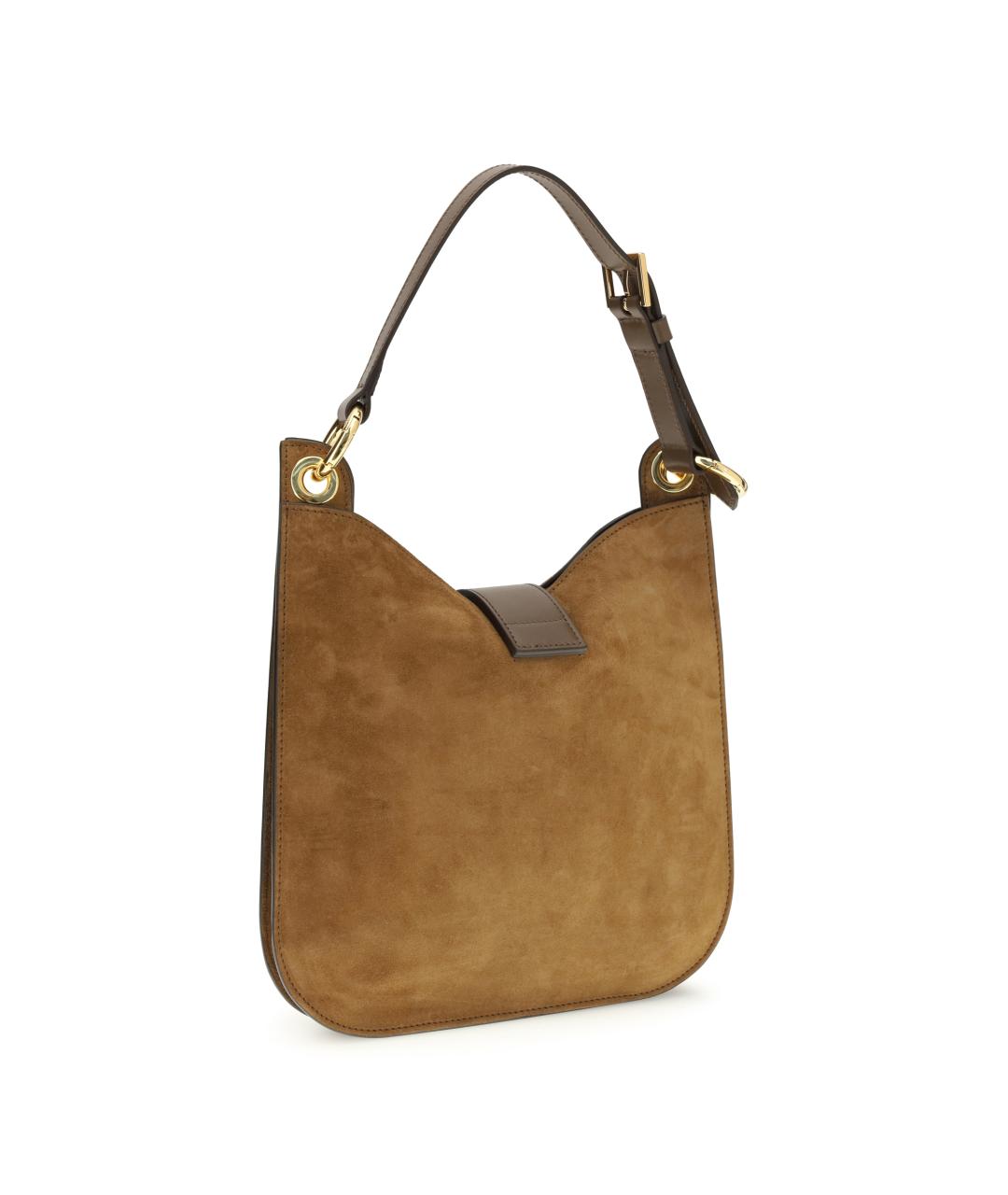 TOM FORD Коричневая замшевая сумка через плечо, фото 3