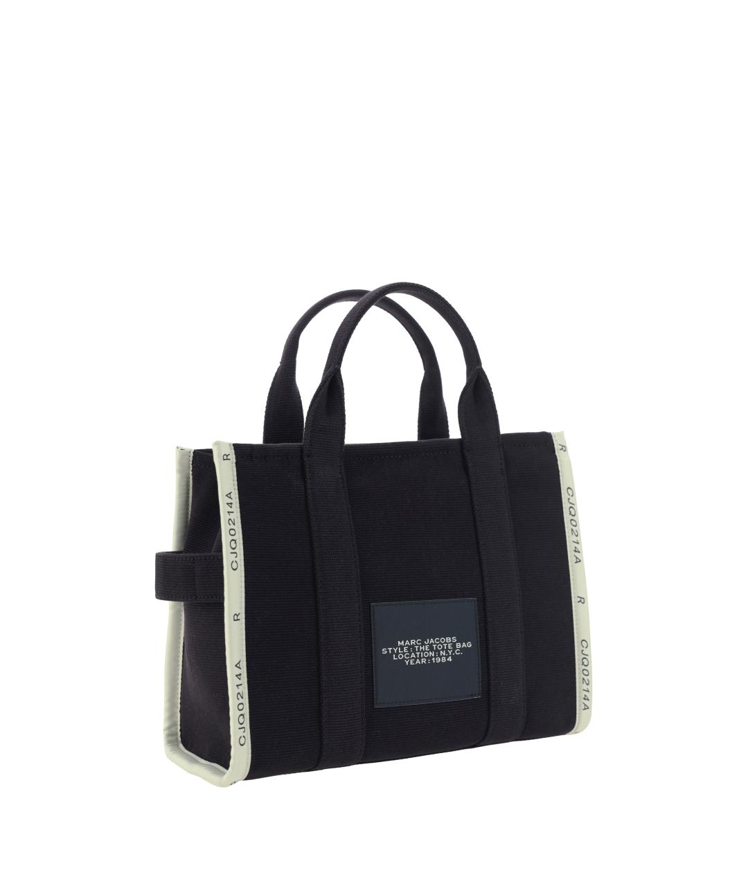 MARC JACOBS Черная тканевая сумка тоут, фото 3