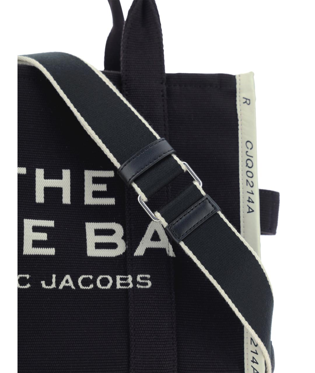 MARC JACOBS Черная тканевая сумка тоут, фото 4