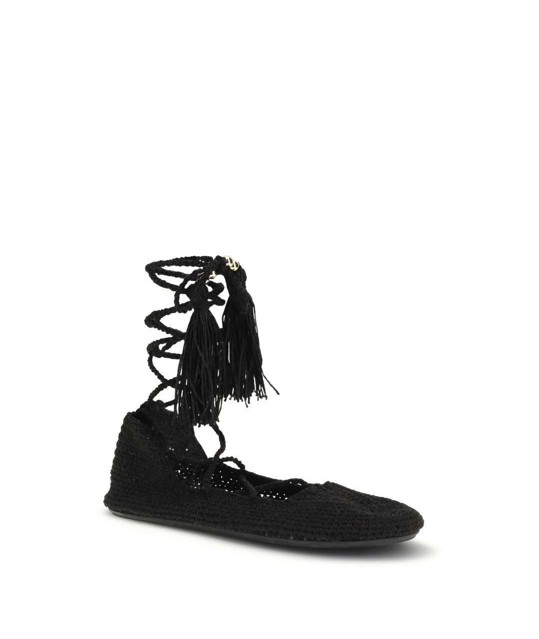 ALANUI Черные балетки, фото 2