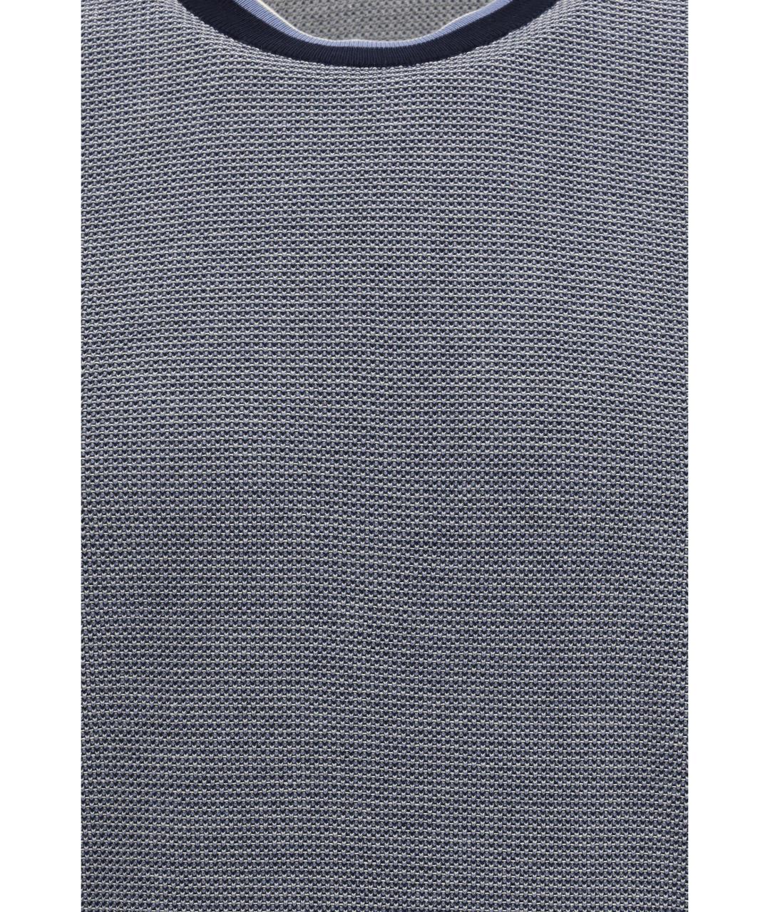 PIACENZA CASHMERE Синяя хлопковая футболка, фото 3