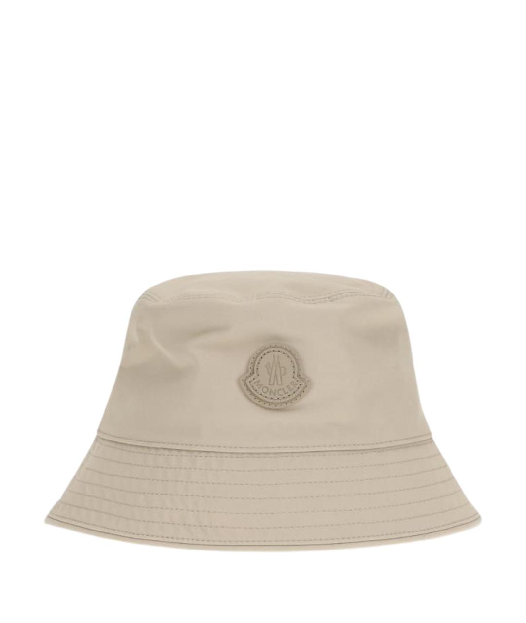 MONCLER Бежевая хлопковая шляпа, фото 1