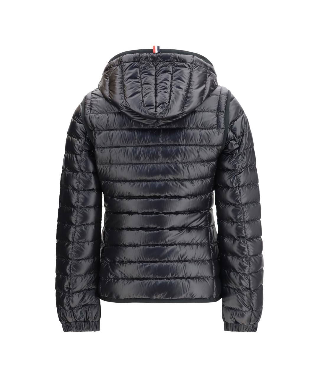 MONCLER GRENOBLE Черный полиамидовый пуховик, фото 2