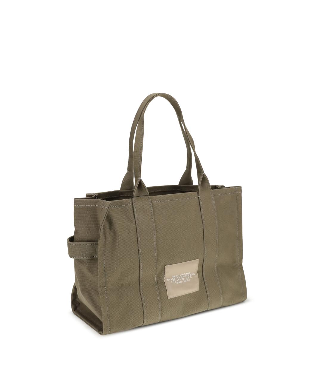 MARC JACOBS Зеленая хлопковая сумка тоут, фото 3