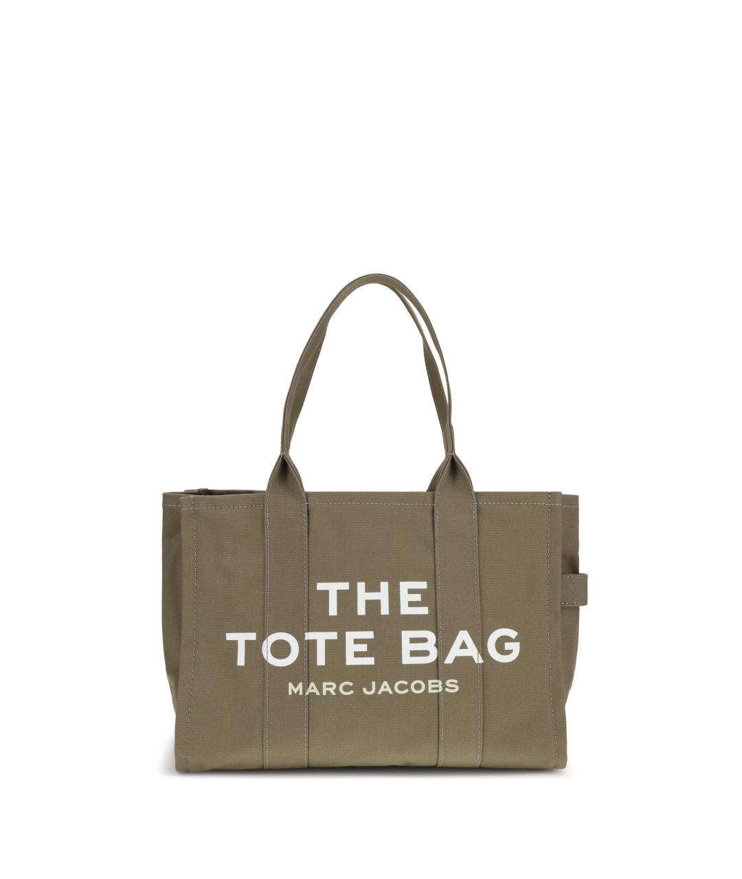 MARC JACOBS Зеленая хлопковая сумка тоут, фото 1