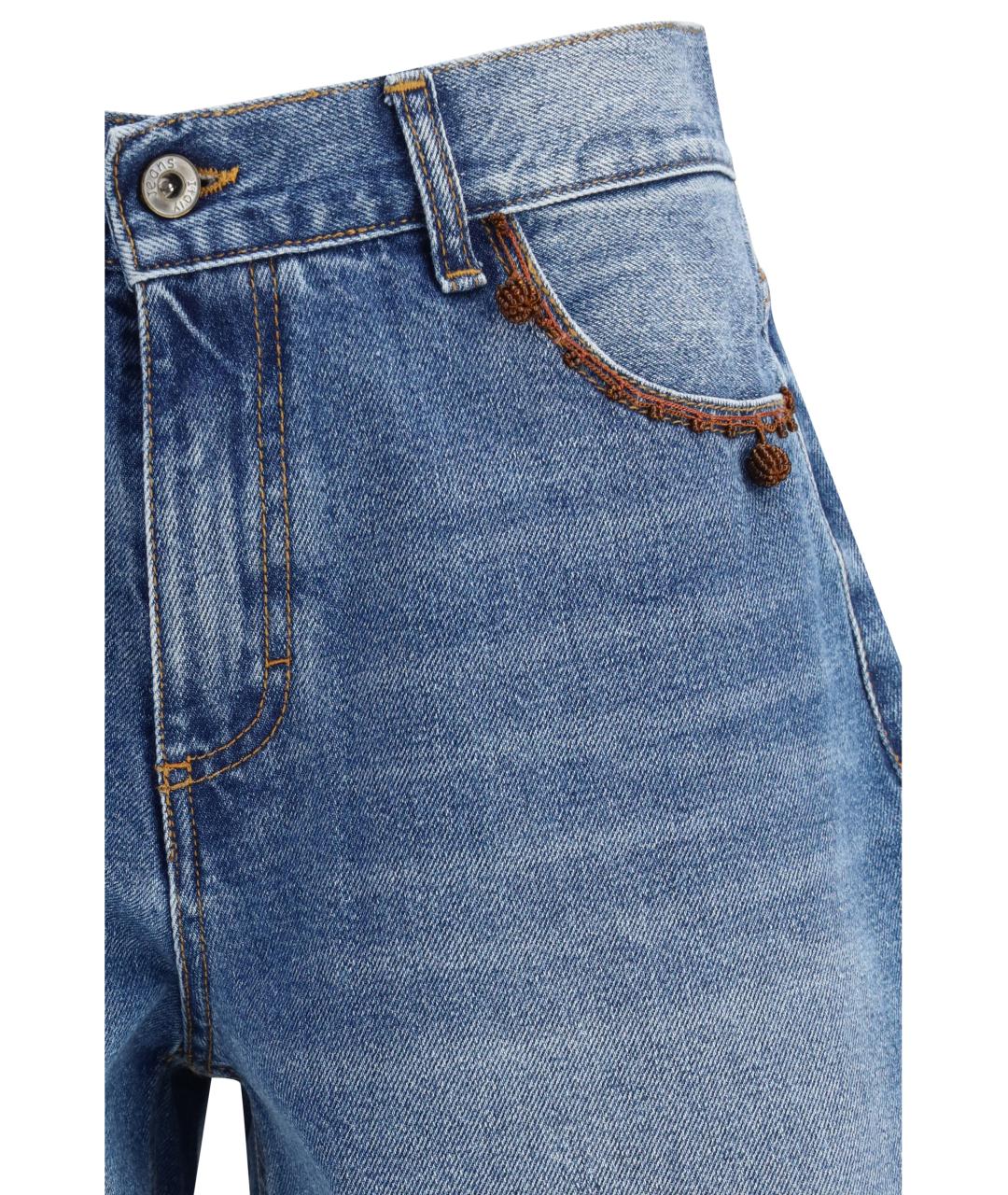 ELLA Синие хлопковые шорты, фото 3