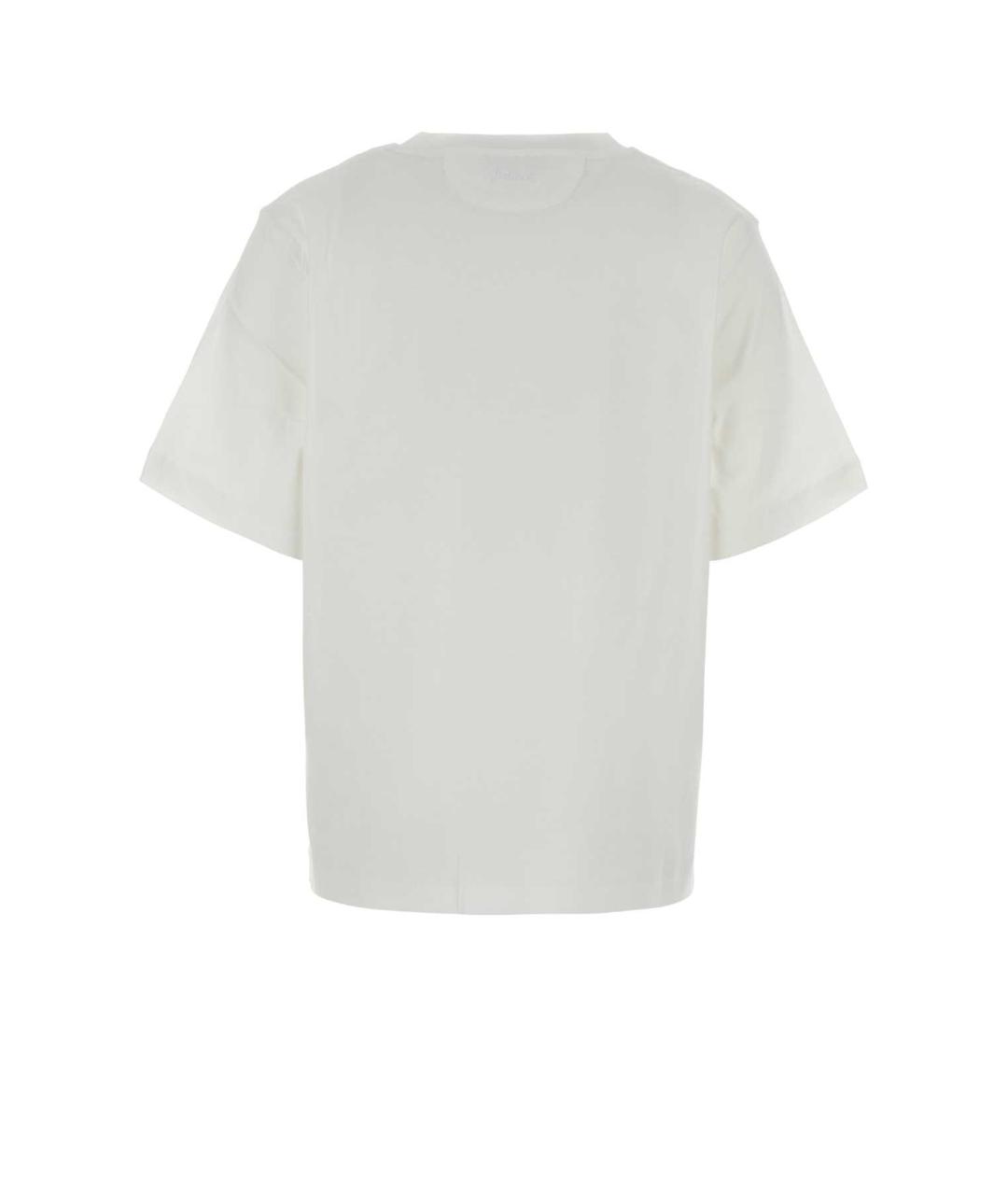 HERNO Белая хлопковая футболка, фото 2
