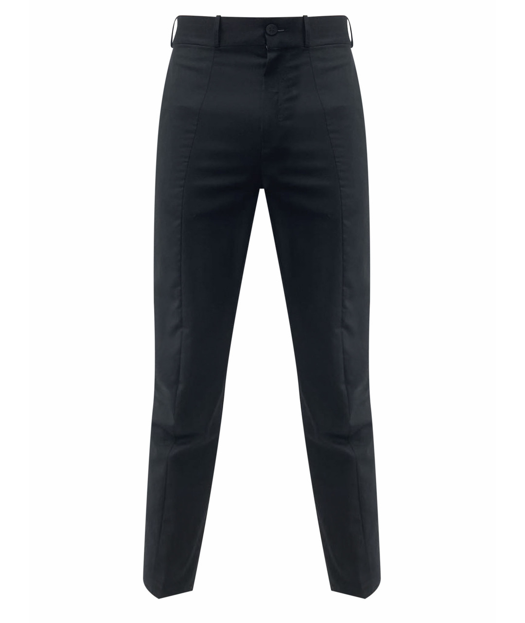 DAMIR DOMA Черные шерстяные классические брюки, фото 1