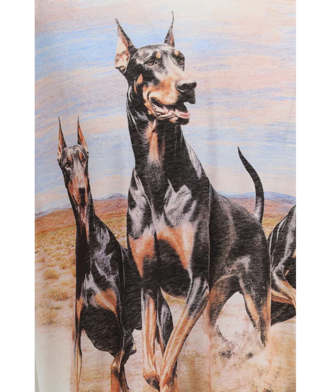 REPRESENT Белая хлопковая футболка, фото 3