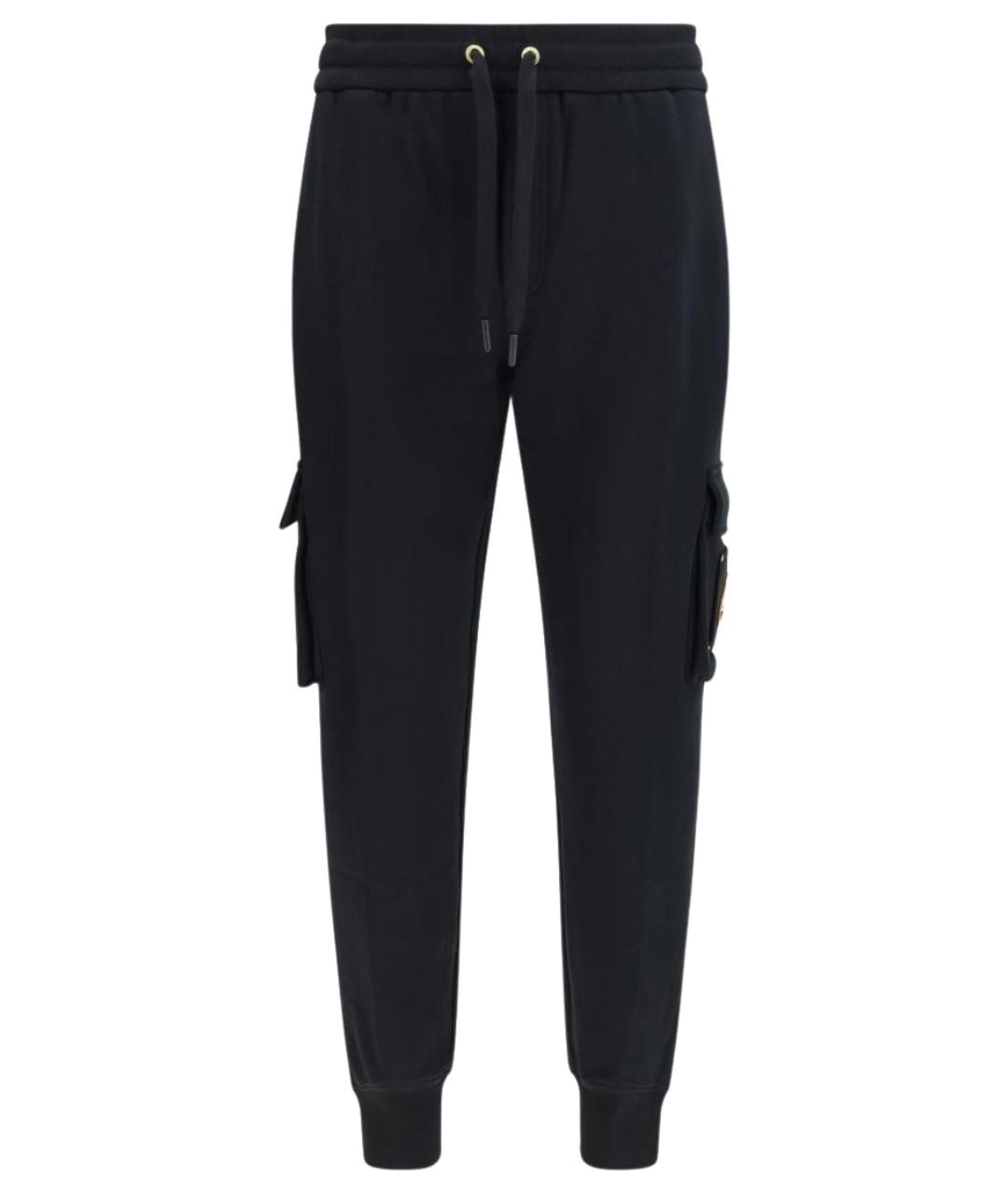 MOOSE KNUCKLES Черные хлопковые повседневные брюки, фото 1