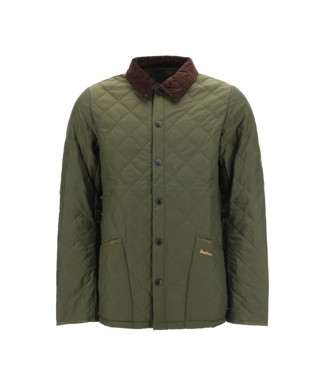 BARBOUR Зеленая нейлоновая куртка, фото 1