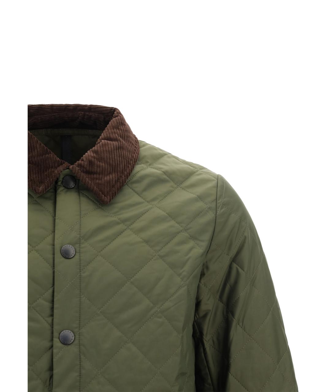 BARBOUR Зеленая нейлоновая куртка, фото 3