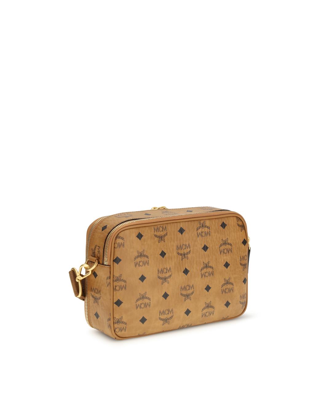 MCM Коричневая пелетеная сумка на плечо, фото 3