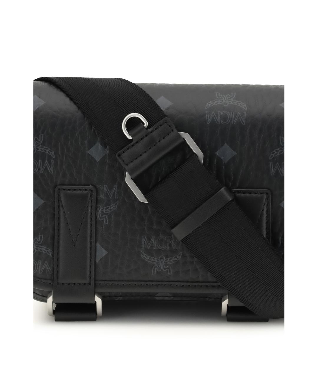 MCM Черная сумка на плечо, фото 4