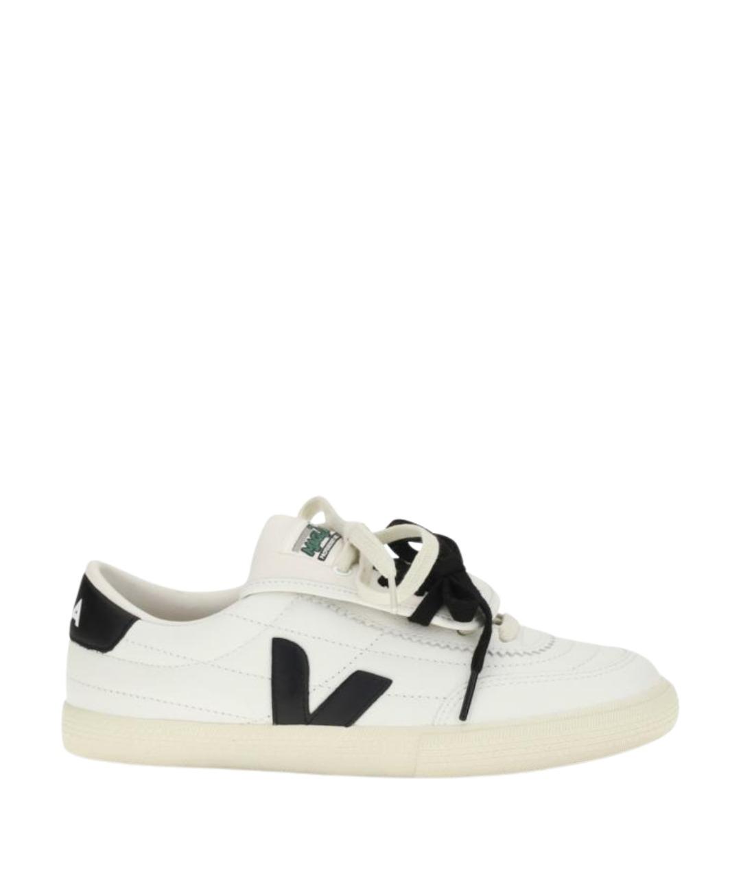 VEJA Белые кожаные кроссовки, фото 1