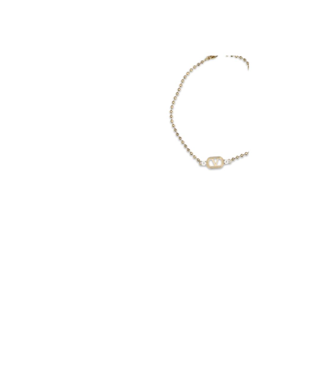 VALENTINO Золотой металлический браслет, фото 3