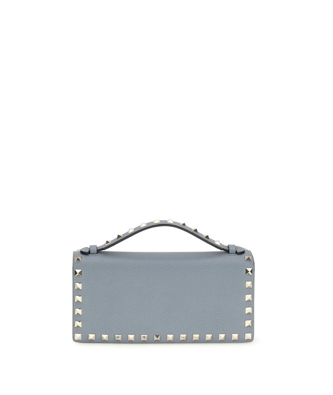 VALENTINO Голубой кожаный кошелек, фото 1