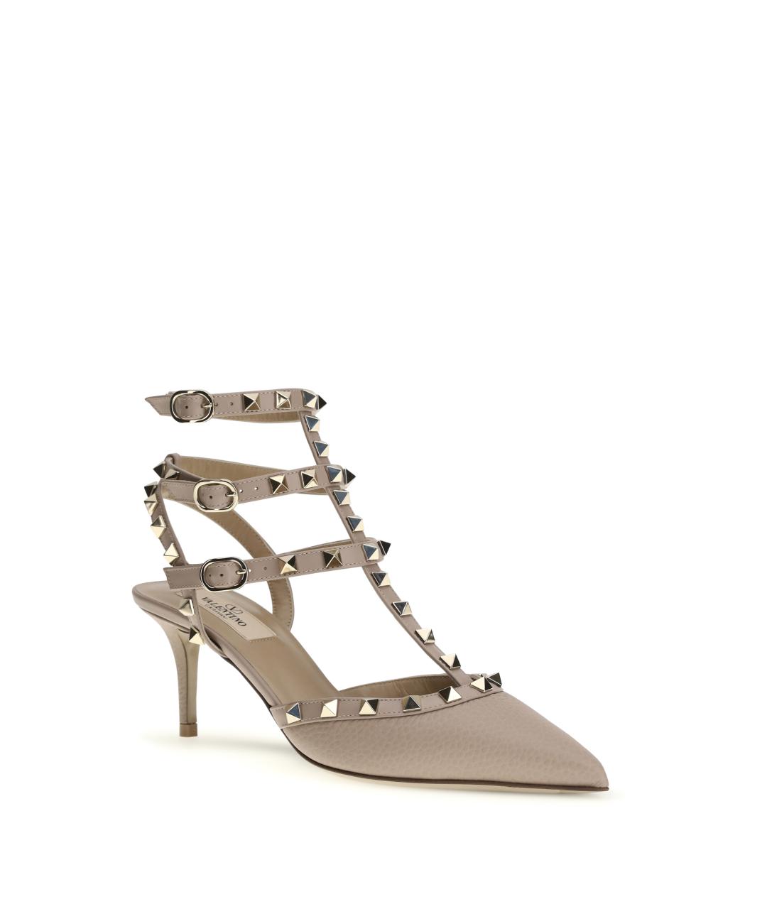 VALENTINO Розовые кожаные туфли, фото 2