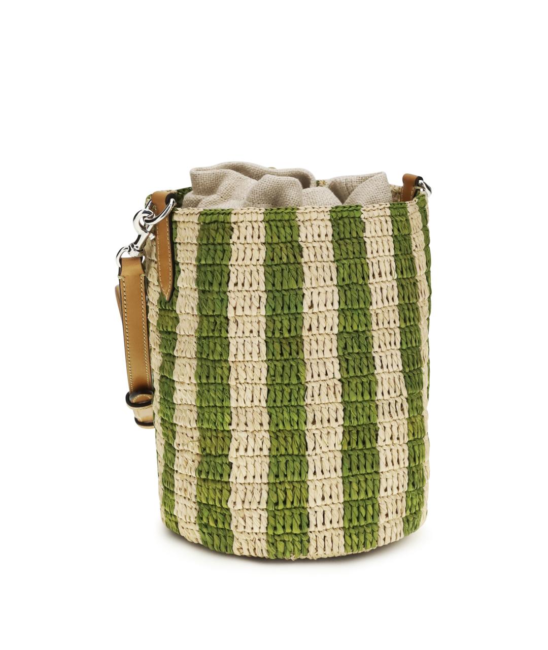 VALENTINO Зеленая пелетеная сумка через плечо, фото 3