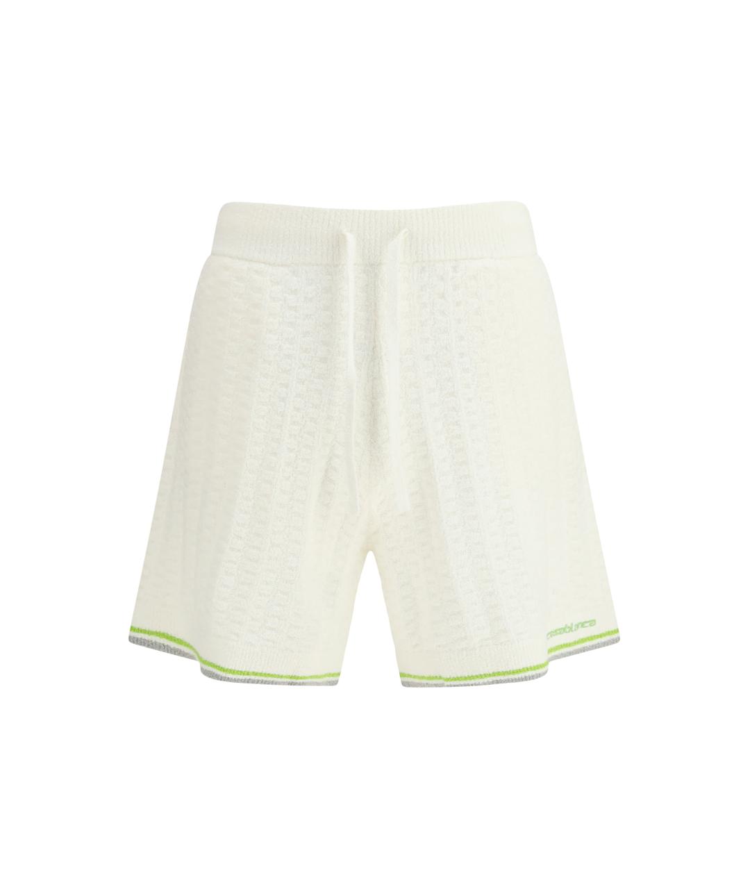 CASABLANCA Белые хлопковые шорты, фото 1