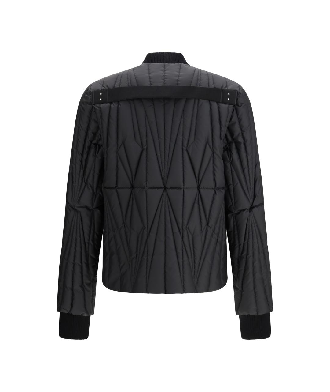 MONCLER Черная полиэстеровая куртка, фото 2