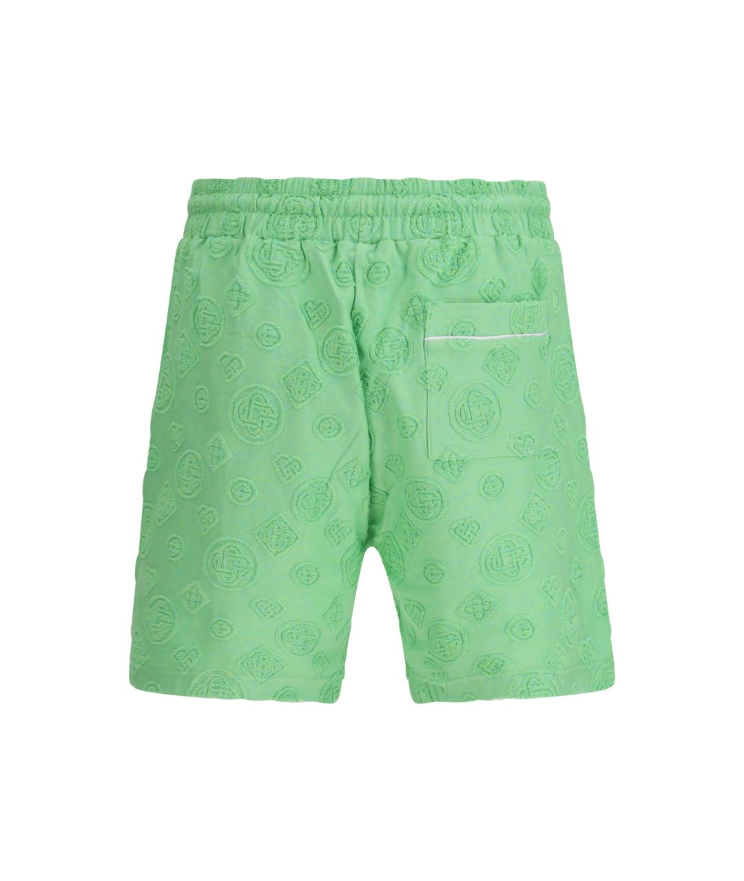 CASABLANCA Зеленые хлопковые шорты, фото 2