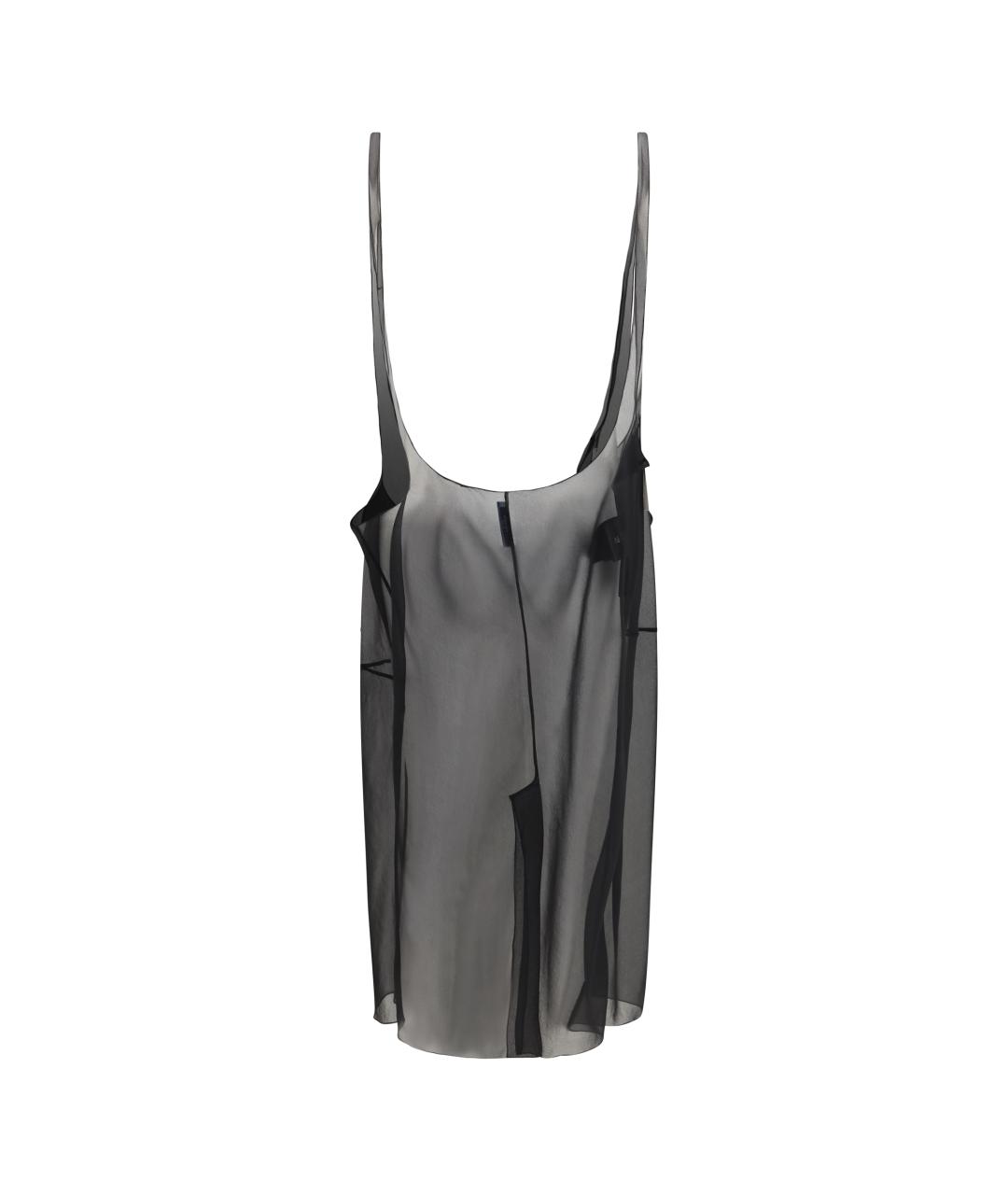 PRADA Черная полиэстеровая юбка миди, фото 2