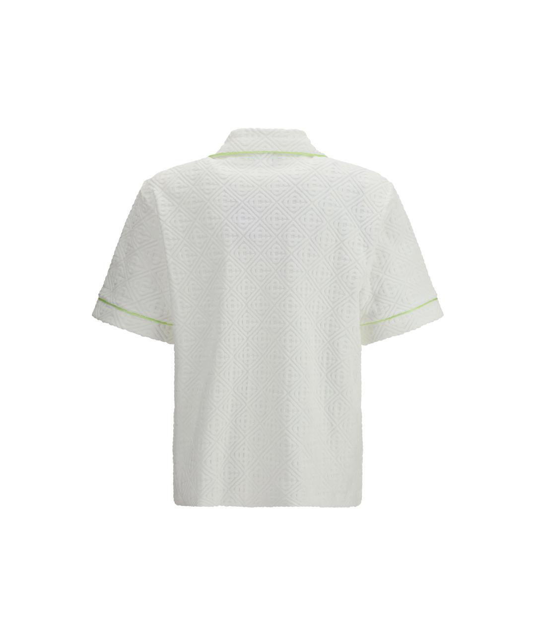 CASABLANCA Белая хлопковая кэжуал рубашка, фото 2