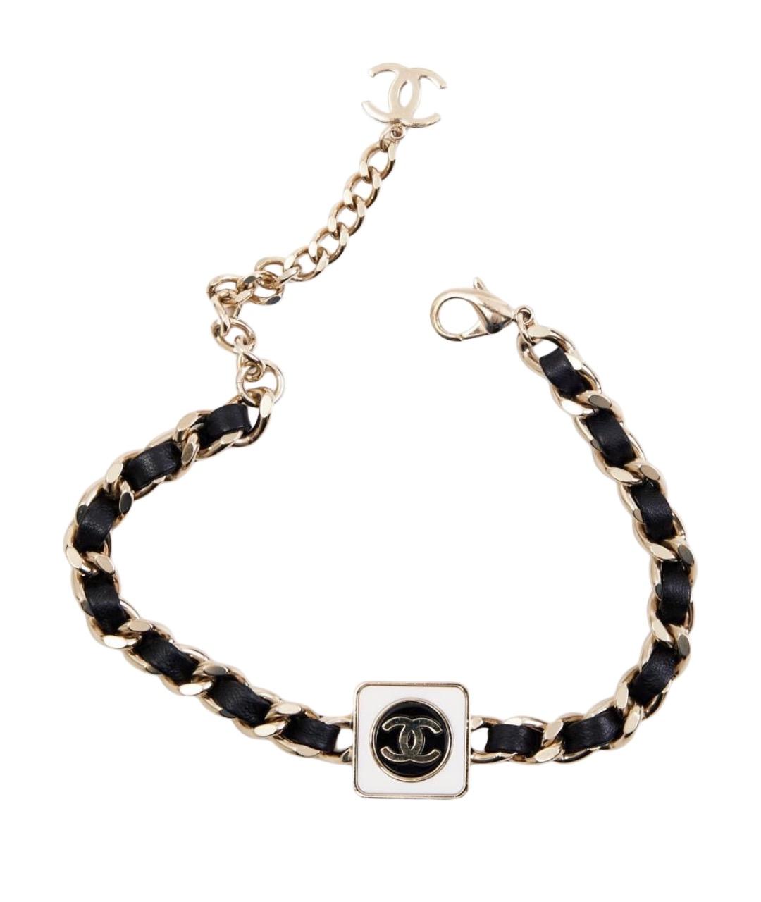 CHANEL Черный кожаный чокер, фото 1