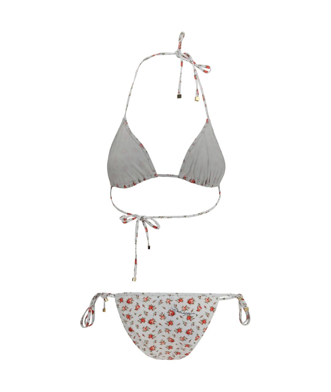 DOLCE&GABBANA Белый синтетический купальник, фото 2