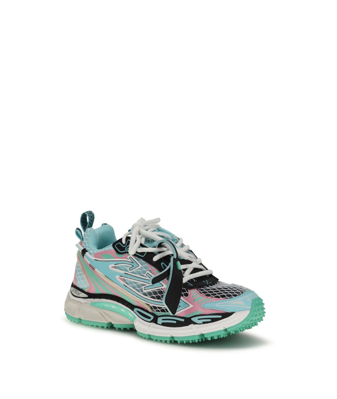 OFF-WHITE Мульти текстильные кроссовки, фото 2