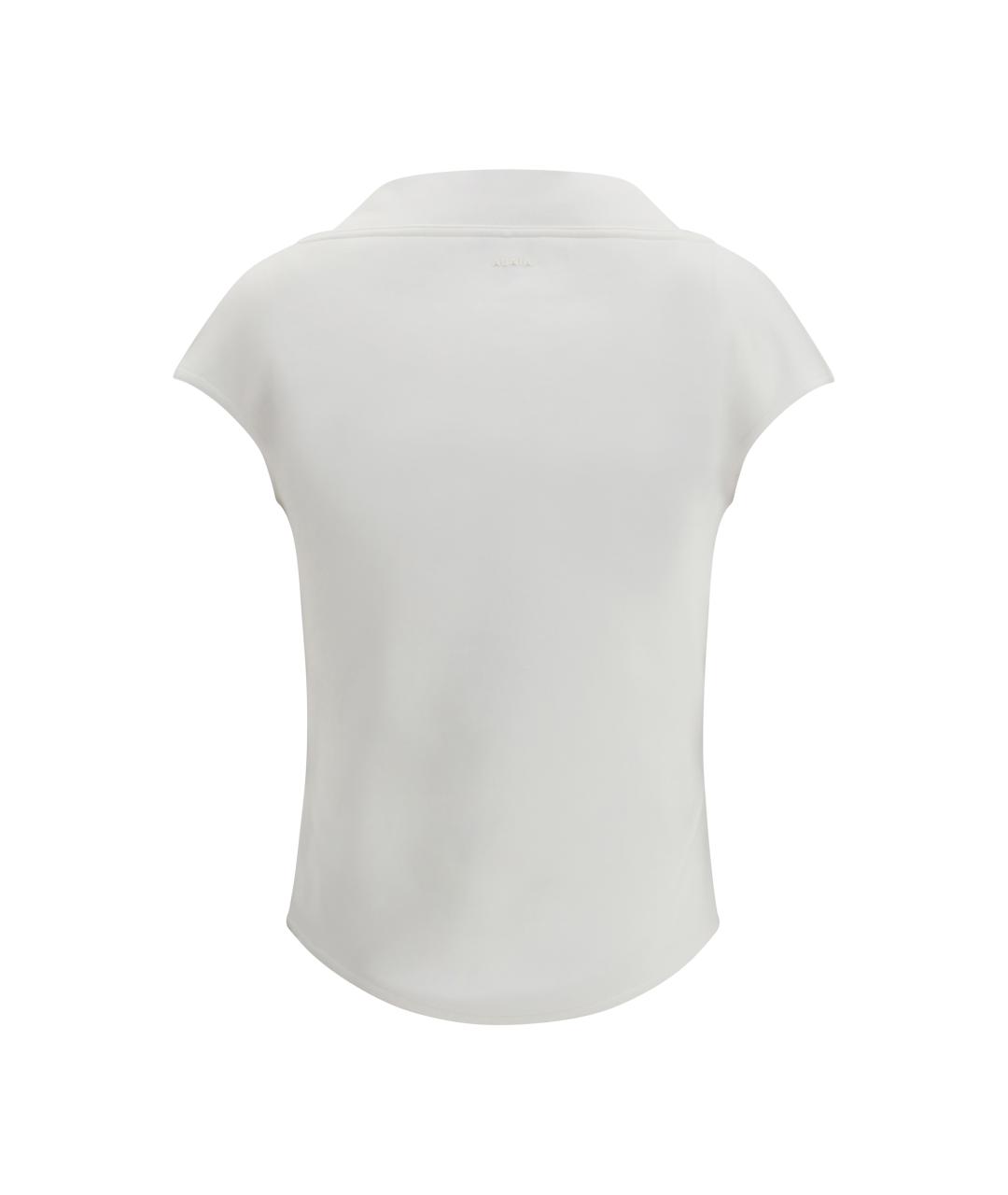 ALAIA Белая хлопковая футболка, фото 2