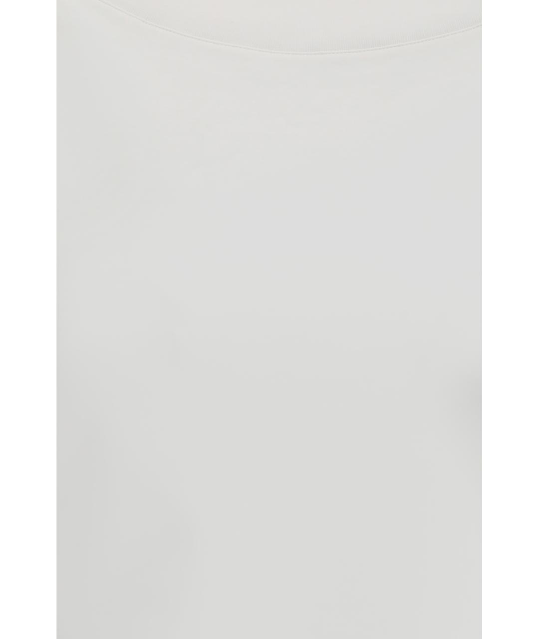 ALAIA Белая хлопковая футболка, фото 3