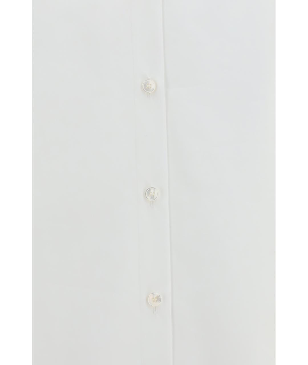 ALAIA Белая хлопковая рубашка, фото 3