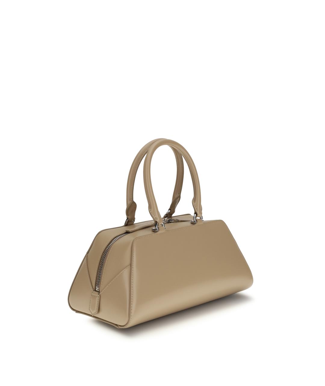 GIVENCHY Бежевая кожаная сумка тоут, фото 3