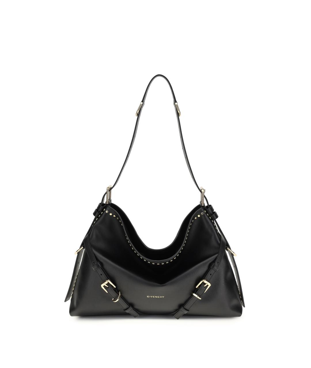 GIVENCHY Черная кожаная сумка через плечо, фото 1