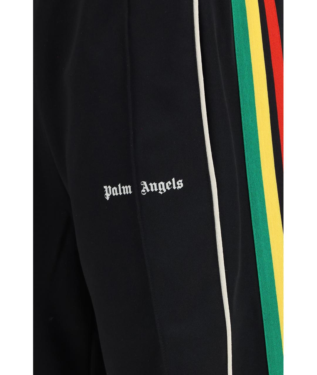 PALM ANGELS Черные полиэстеровые повседневные брюки, фото 3