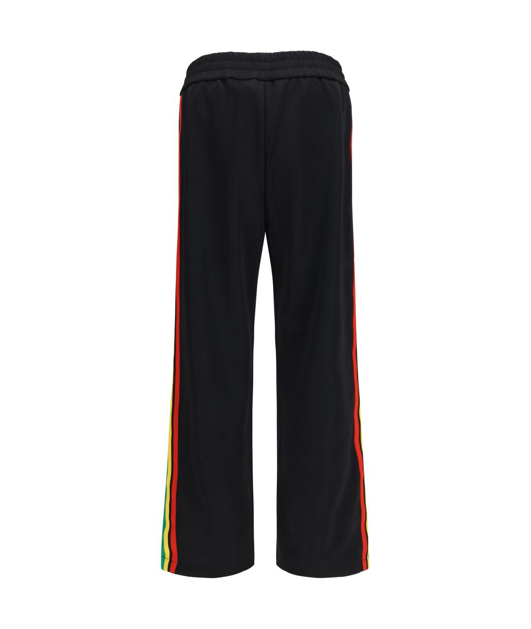 PALM ANGELS Черные полиэстеровые повседневные брюки, фото 2