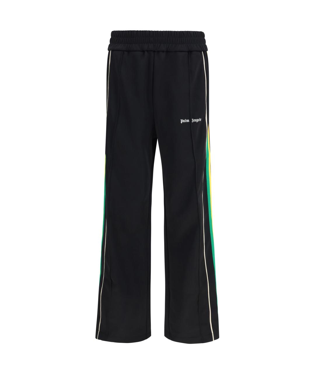 PALM ANGELS Черные полиэстеровые повседневные брюки, фото 1