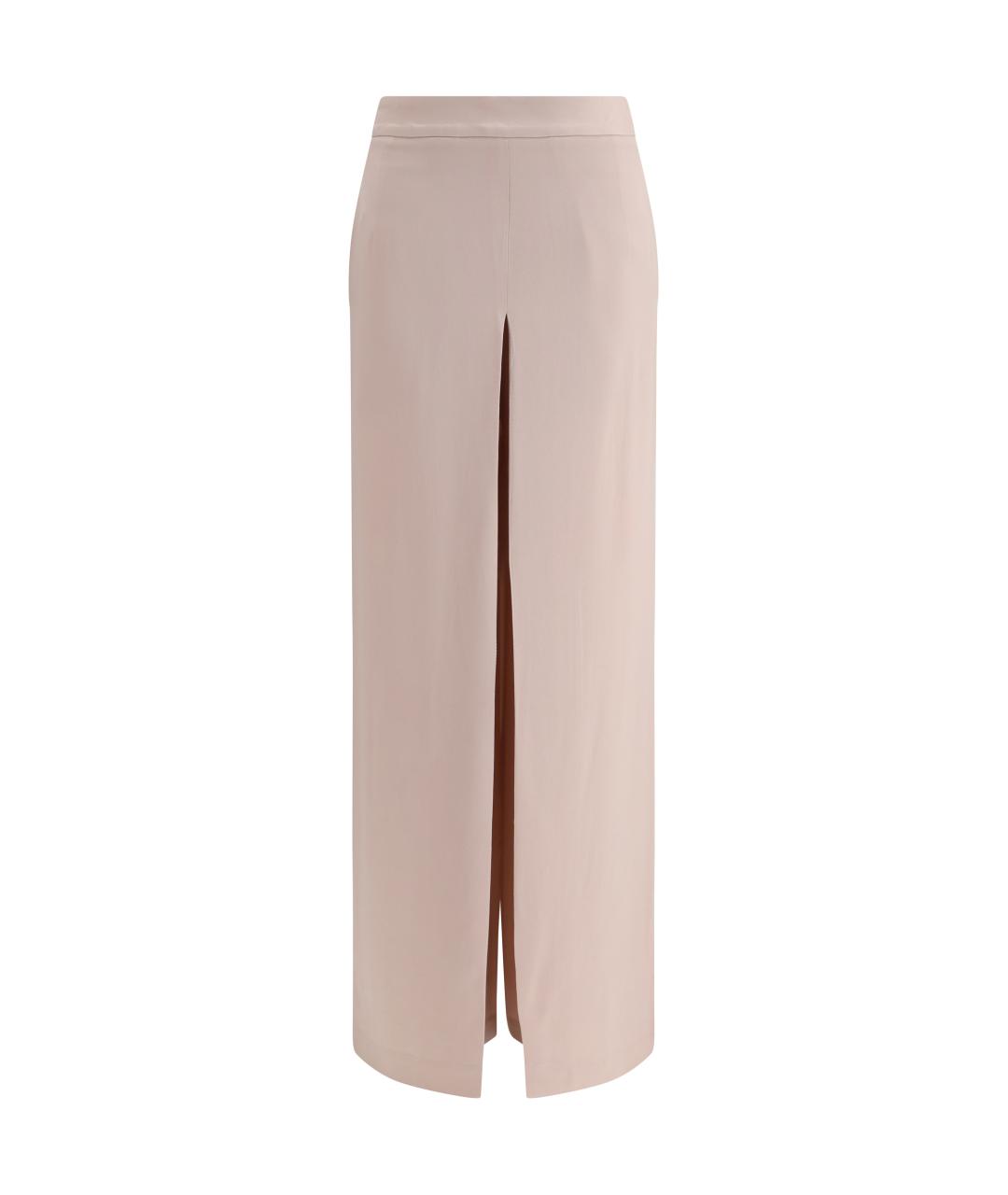 DI STAVNITSER Бежевые прямые брюки, фото 1