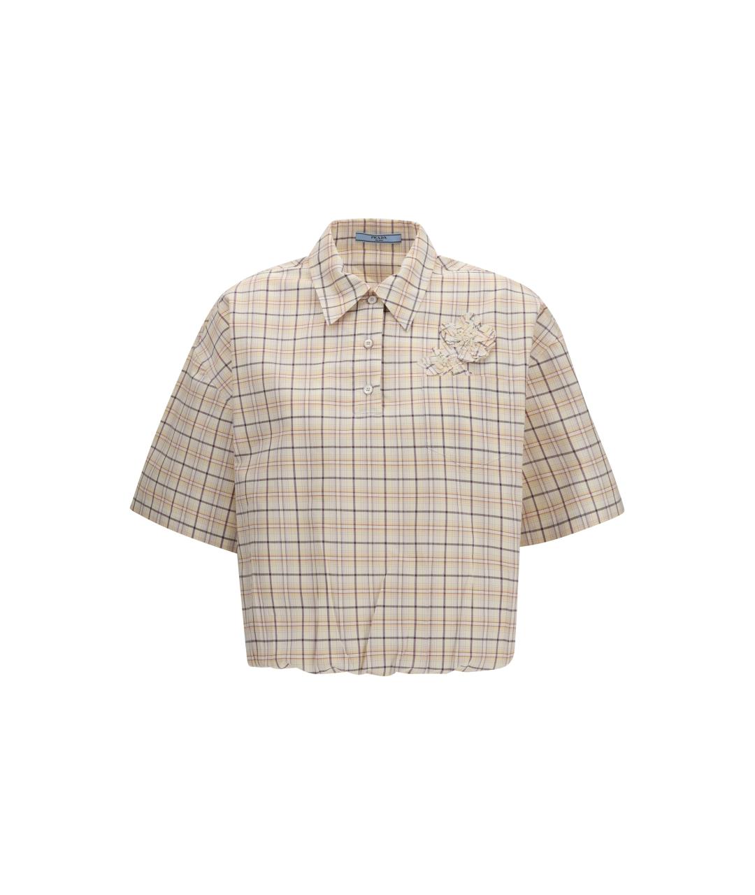 PRADA Мульти хлопковая рубашка, фото 1