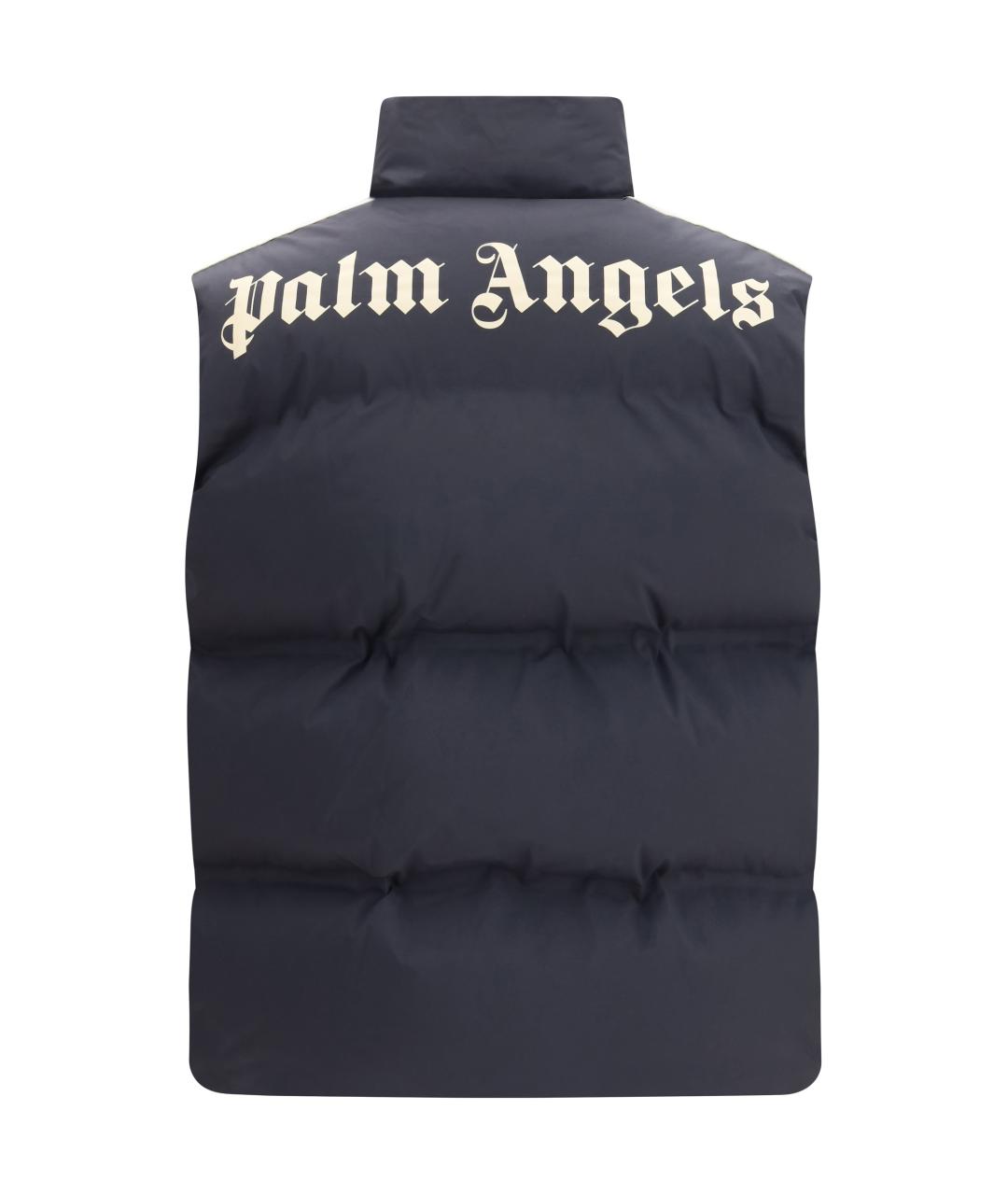 PALM ANGELS Черный полиамидовый жилет, фото 2