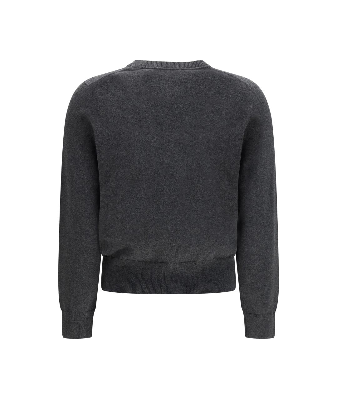 ISABEL MARANT ETOILE Антрацитовый шерстяной джемпер / свитер, фото 2