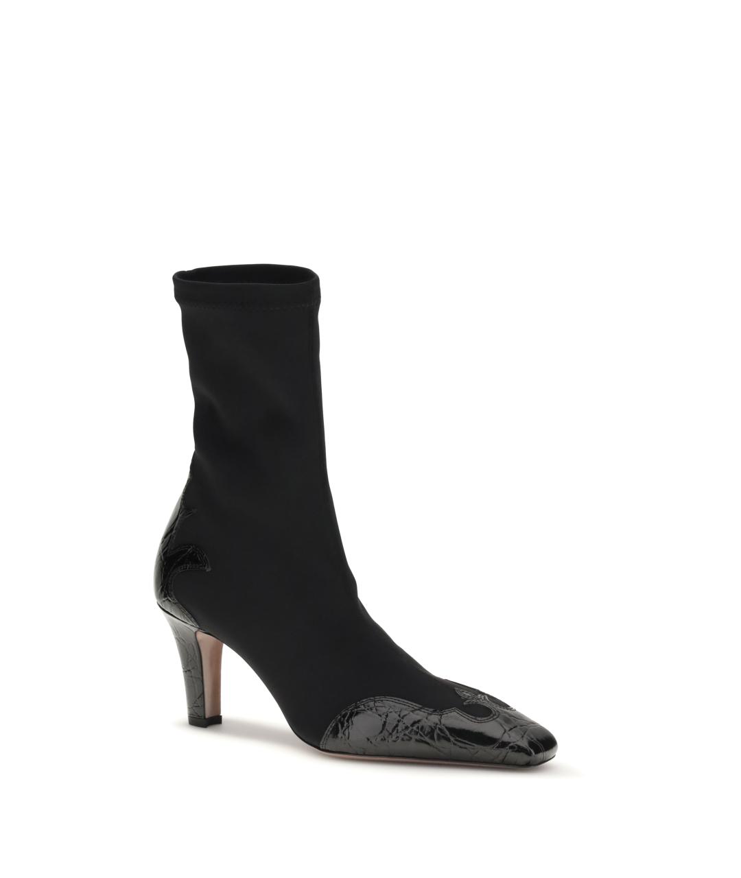 PARIS TEXAS Черные кожаные ботинки, фото 2