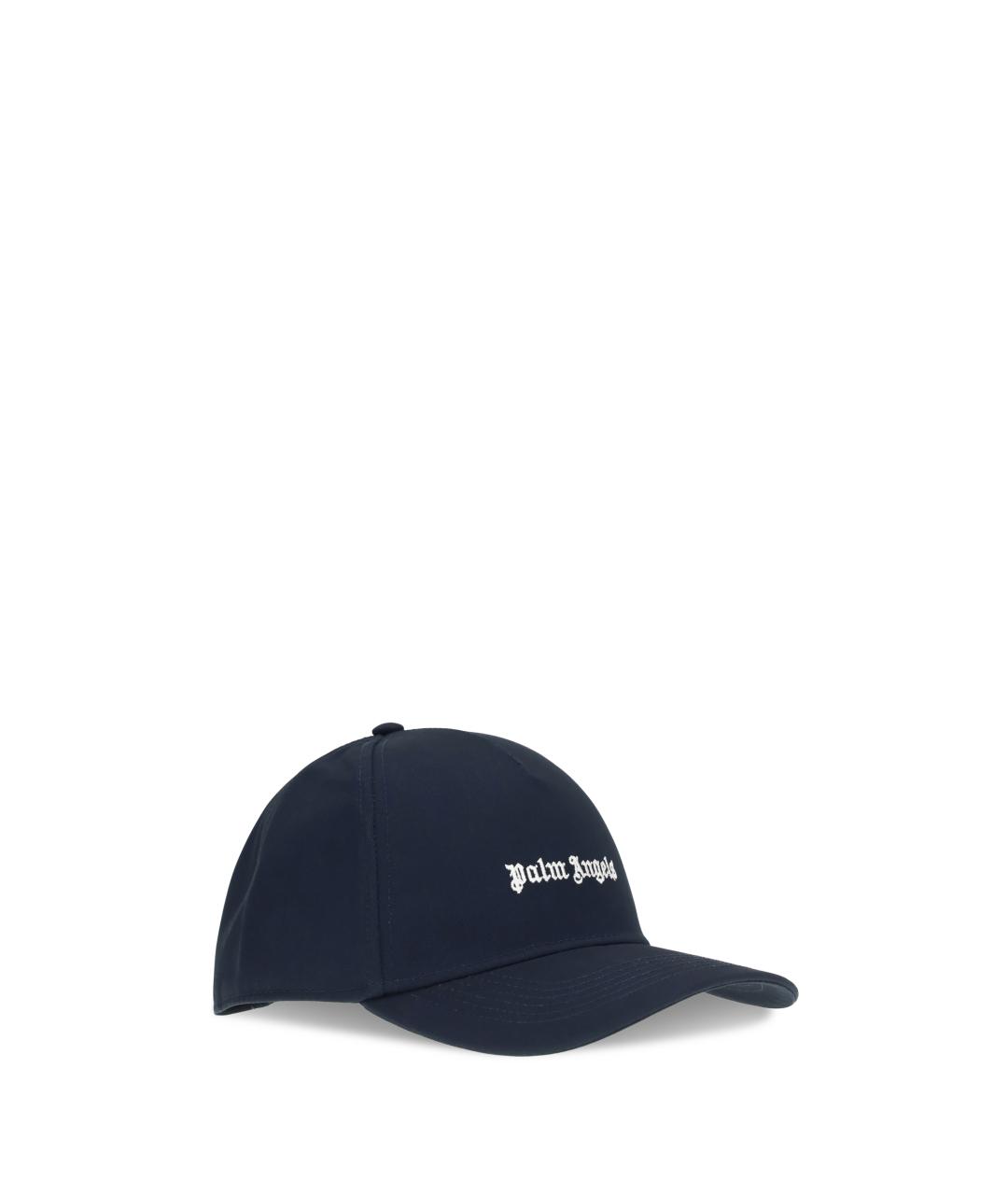 PALM ANGELS Синяя хлопковая кепка/бейсболка, фото 2