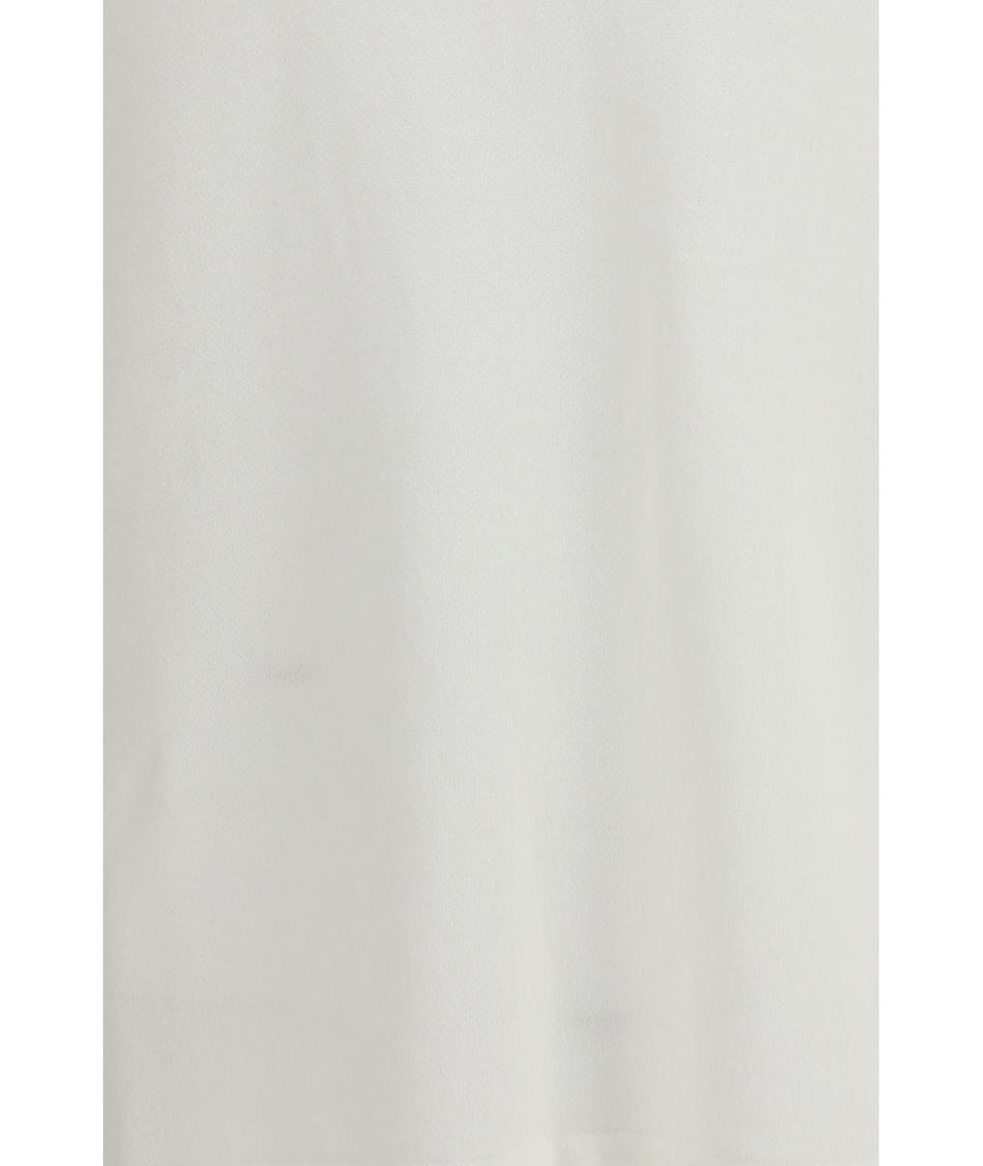 LARDINI Белая хлопко-леновая футболка, фото 3