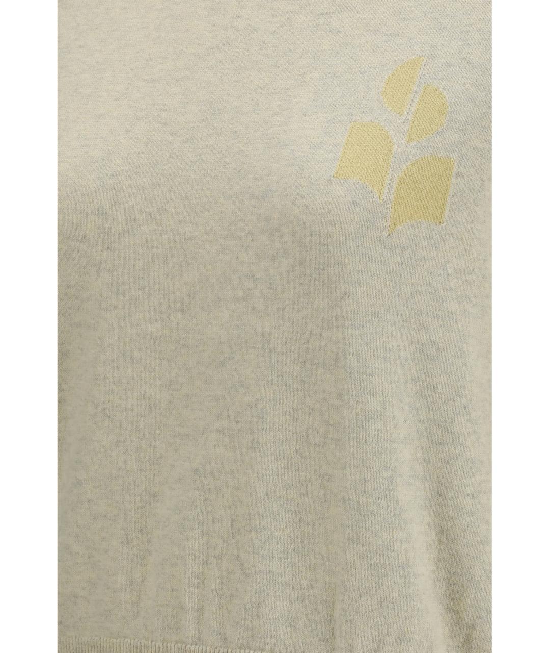 ISABEL MARANT ETOILE Серый хлопковый джемпер / свитер, фото 3