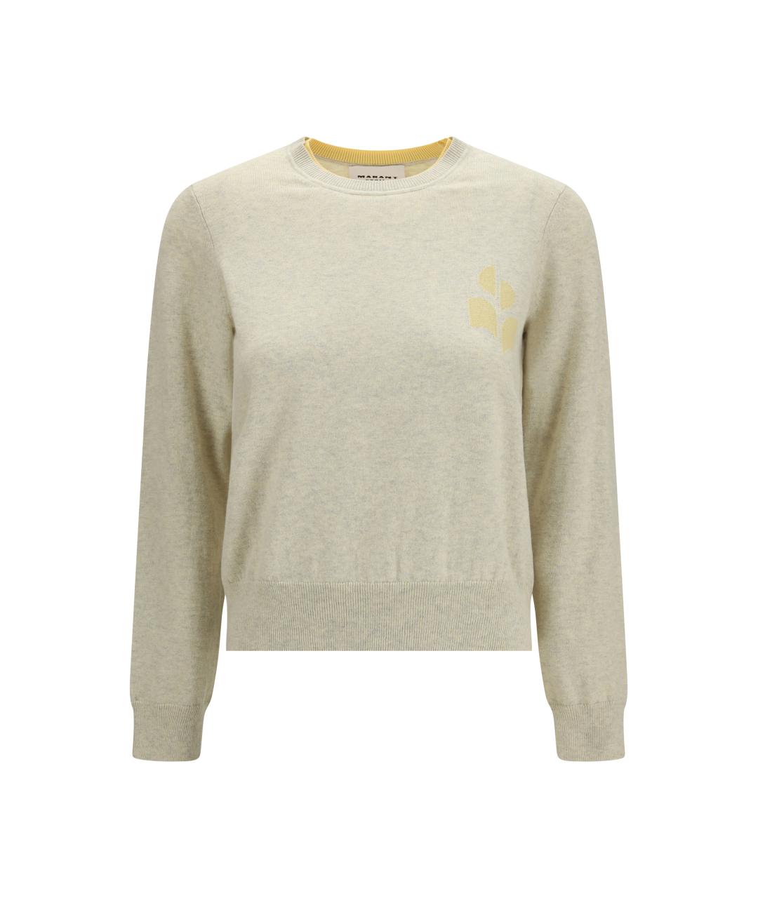 ISABEL MARANT ETOILE Серый хлопковый джемпер / свитер, фото 1