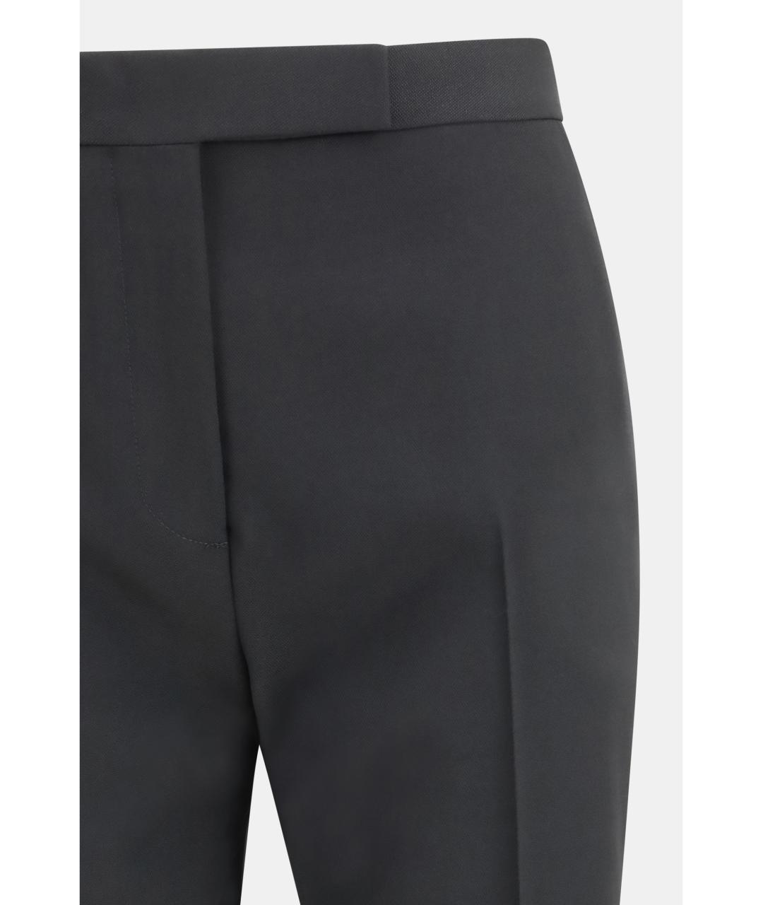 TOM FORD Черные шерстяные прямые брюки, фото 3